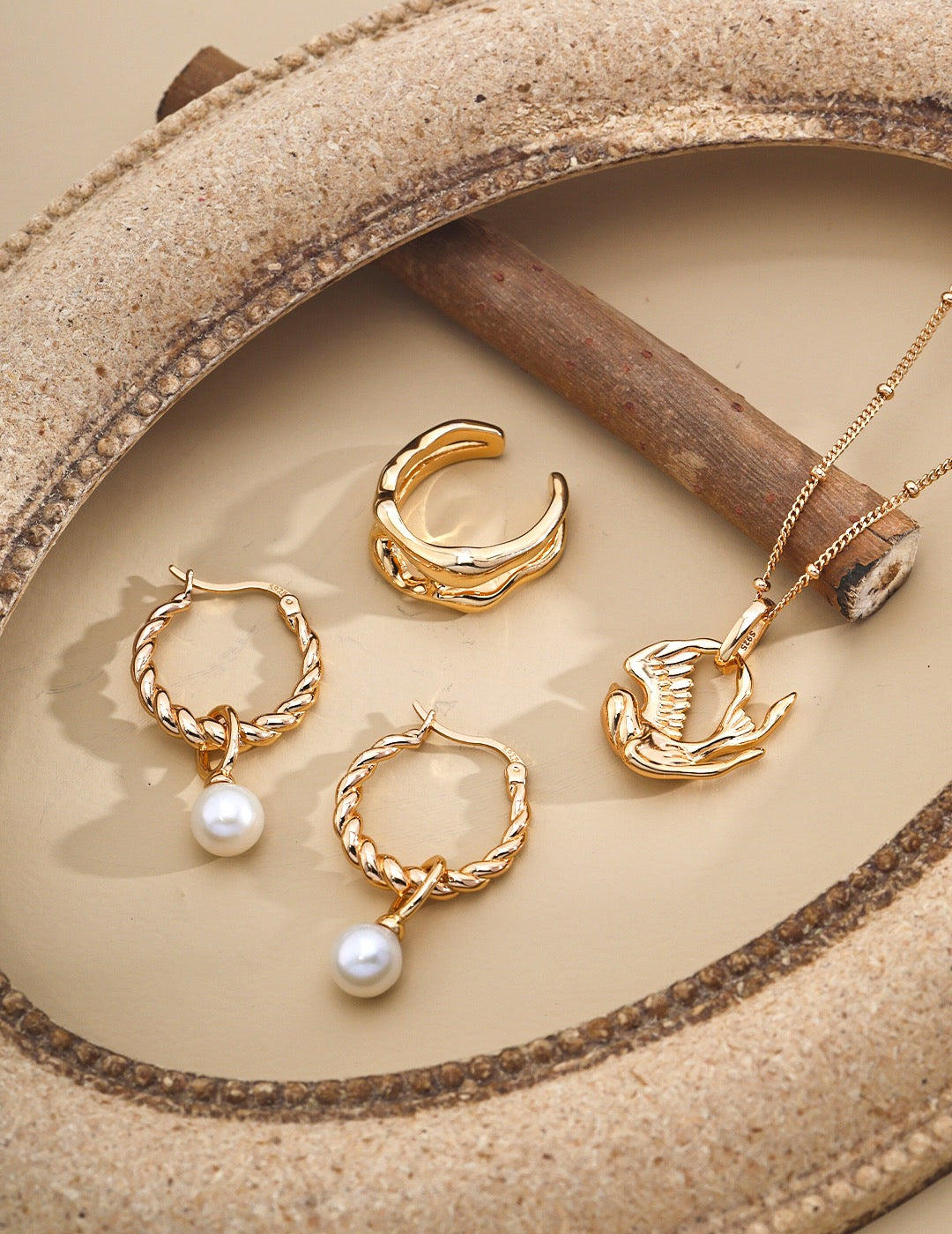 S925 Silver Flying Bird Necklace