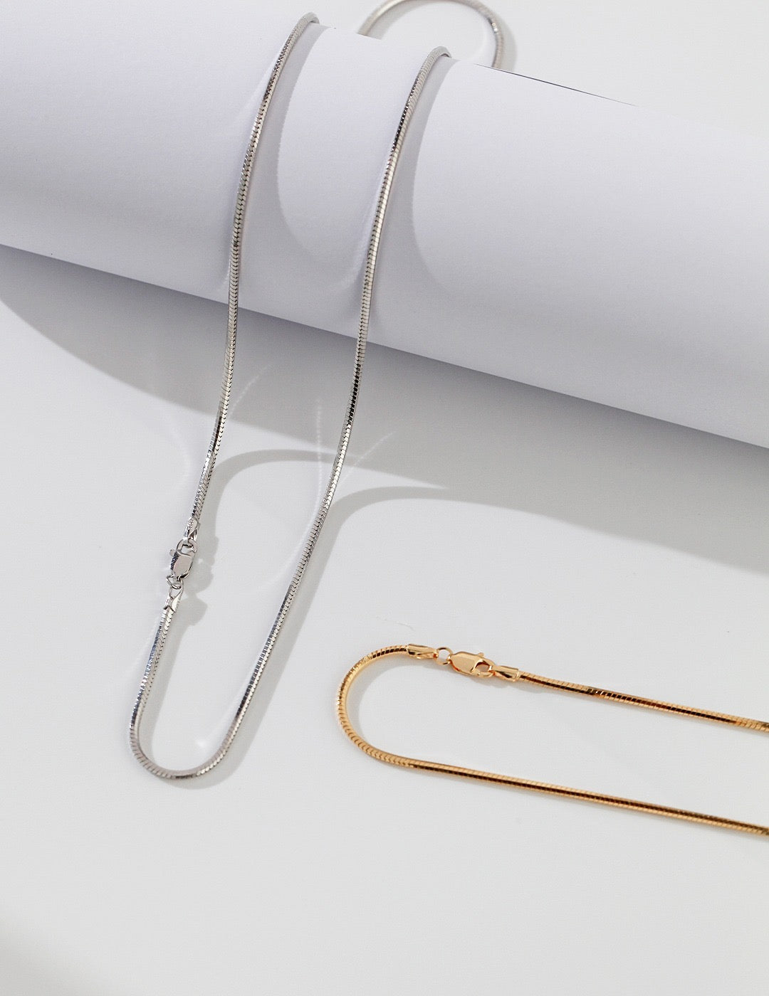 S925 Sterling Silver Snake Chain Necklace