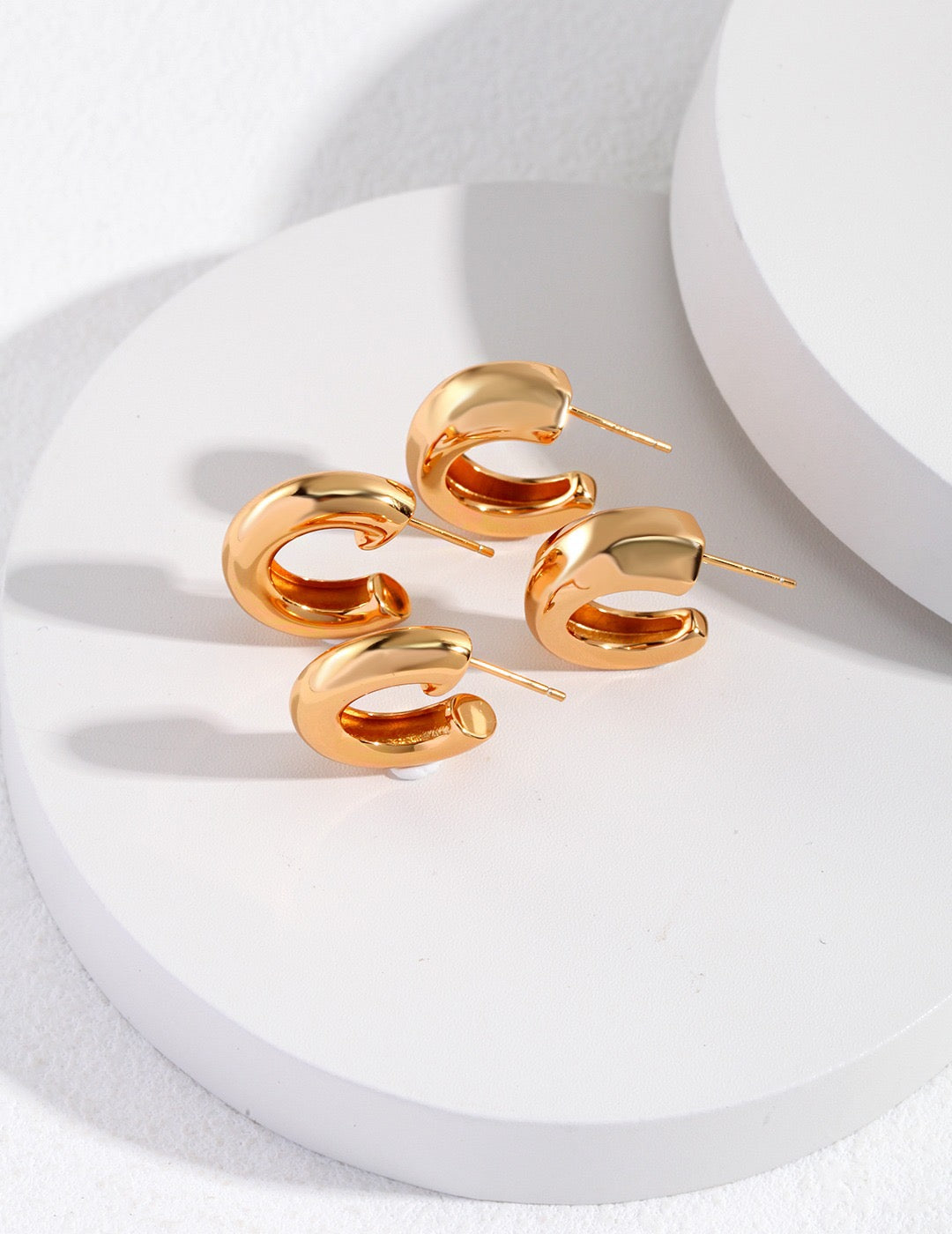 Minimalist Sterling Silver Earrings