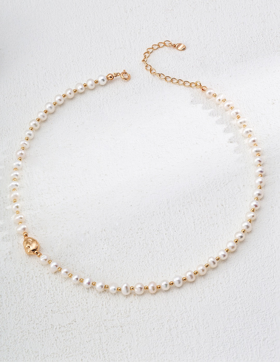 S925 Silver Natural Pearl Necklace
