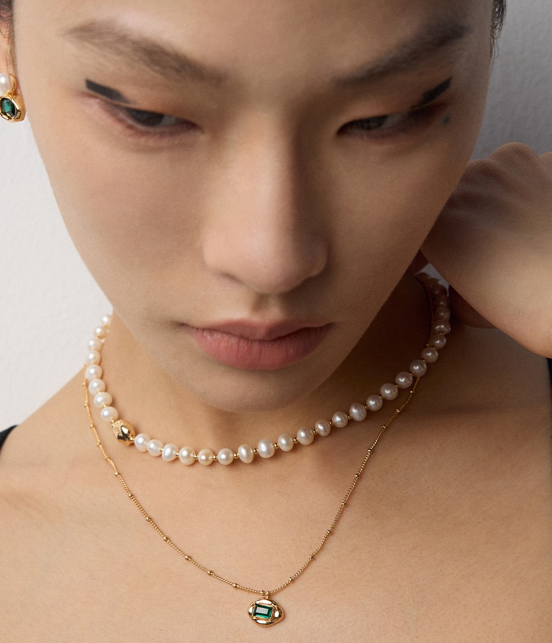 S925 Silver Natural Pearl Necklace