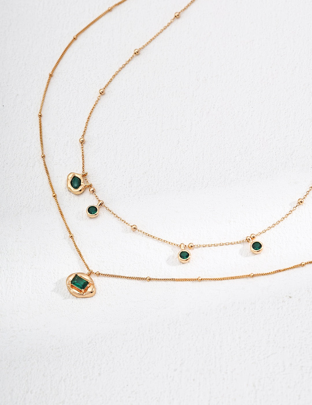 S925 Silver Malachite Necklace
