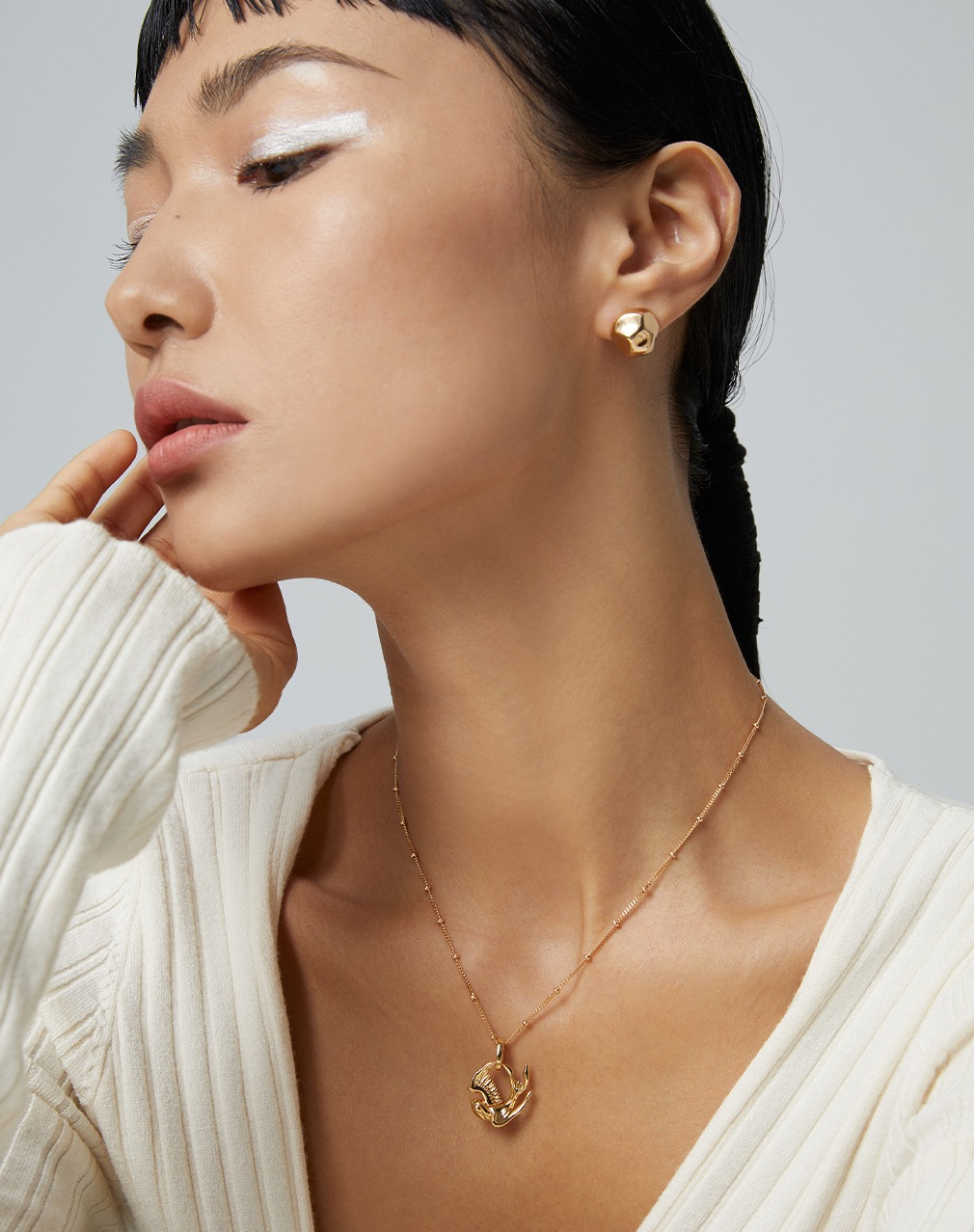 S925 Silver Flying Bird Necklace