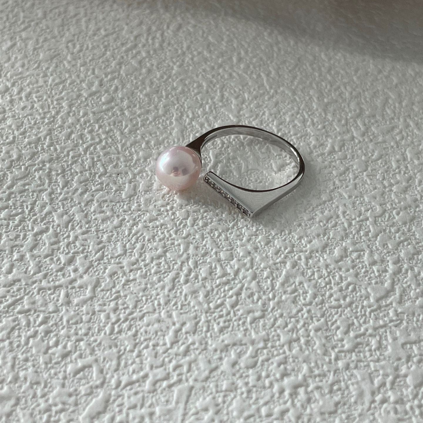 S925 Sterling Silver Geometric Square Ring