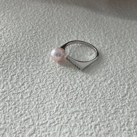 S925 Sterling Silver Geometric Square Ring