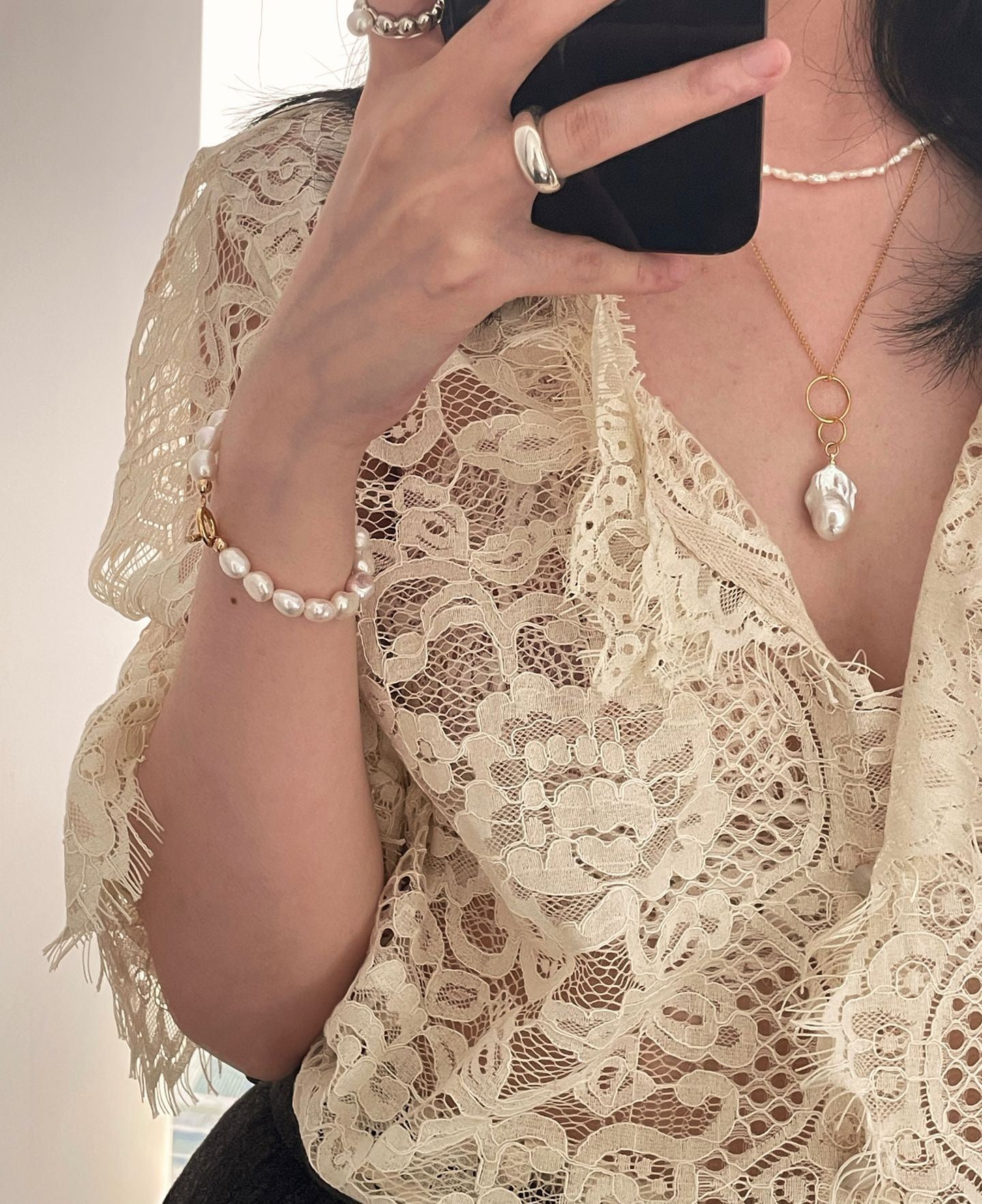 Freshwater Baroque Pearl Bracelet