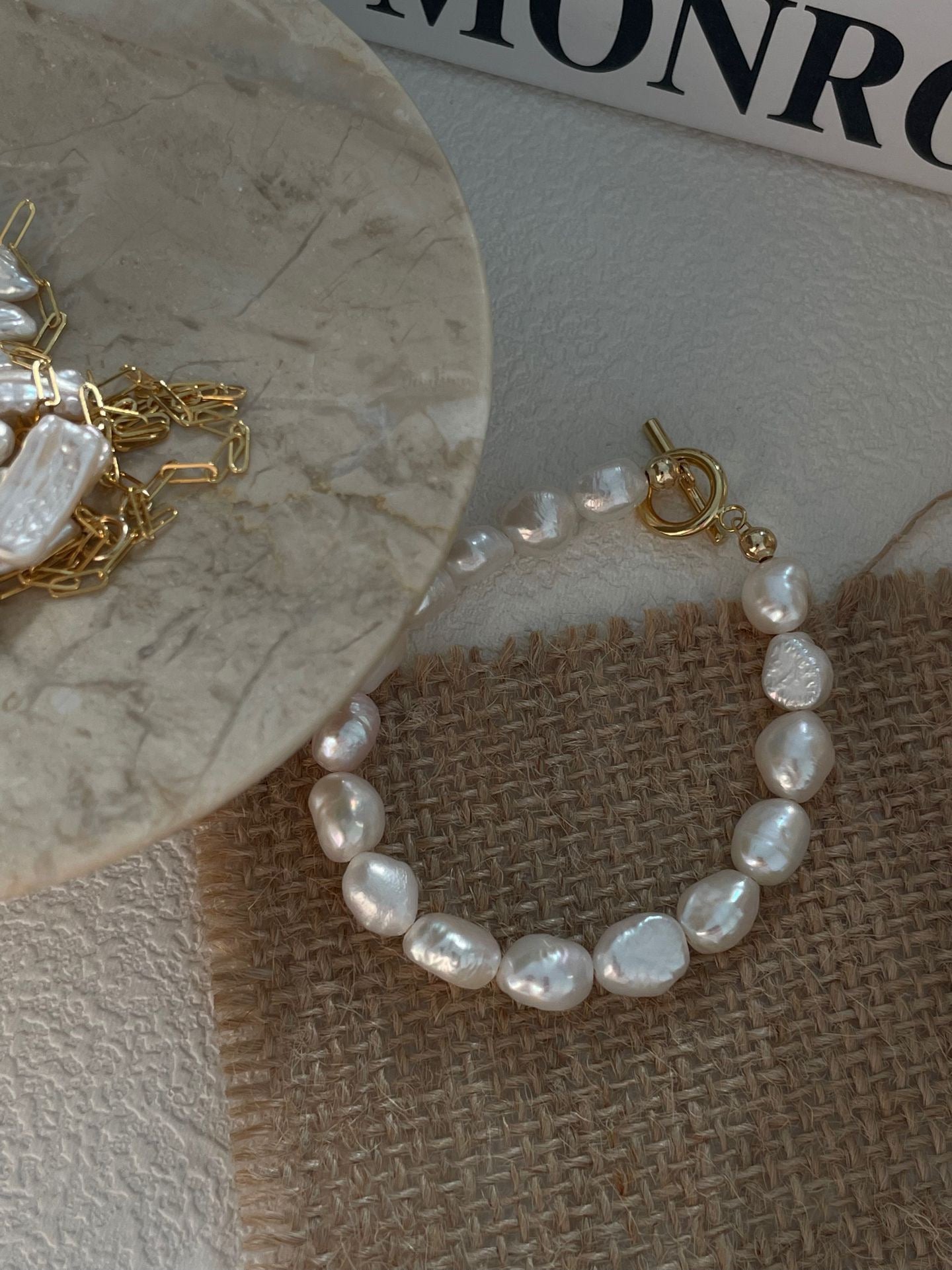 Freshwater Baroque Pearl Bracelet