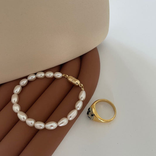 Freshwater Pearl Magnetic Bracelet