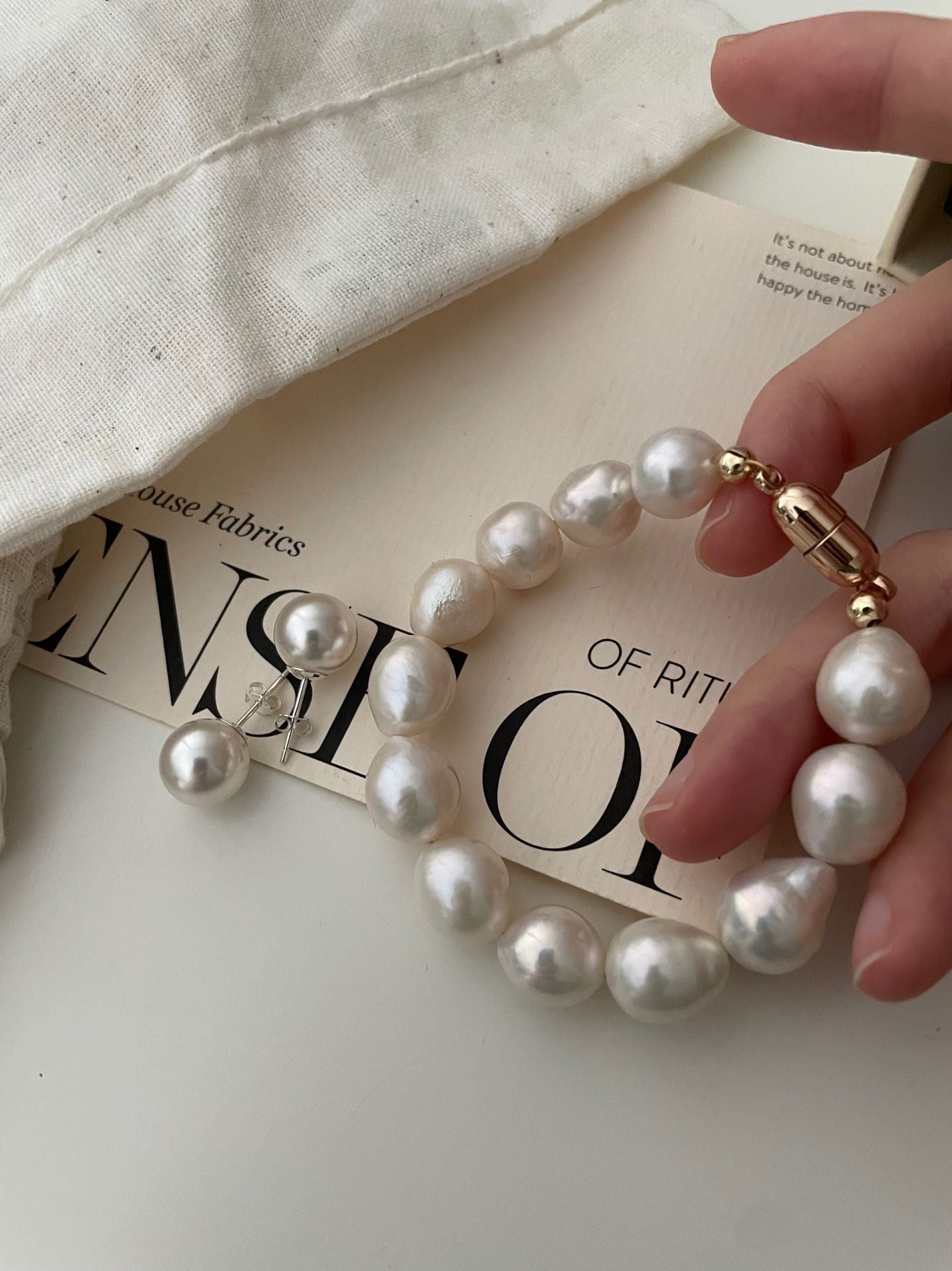 Baroque Pearl Bracelet