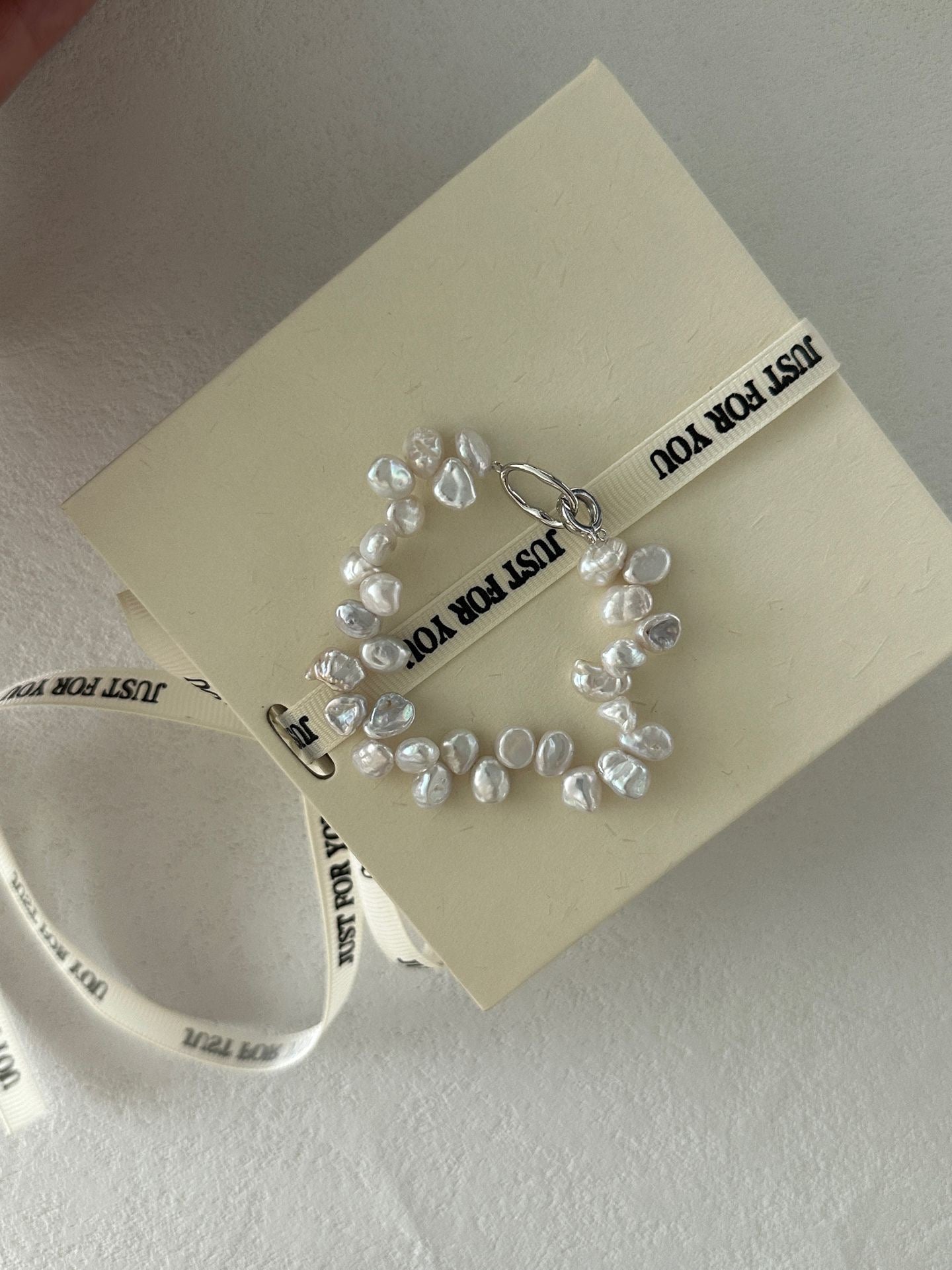 Keshi Pearl Sterling Silver Bracelet