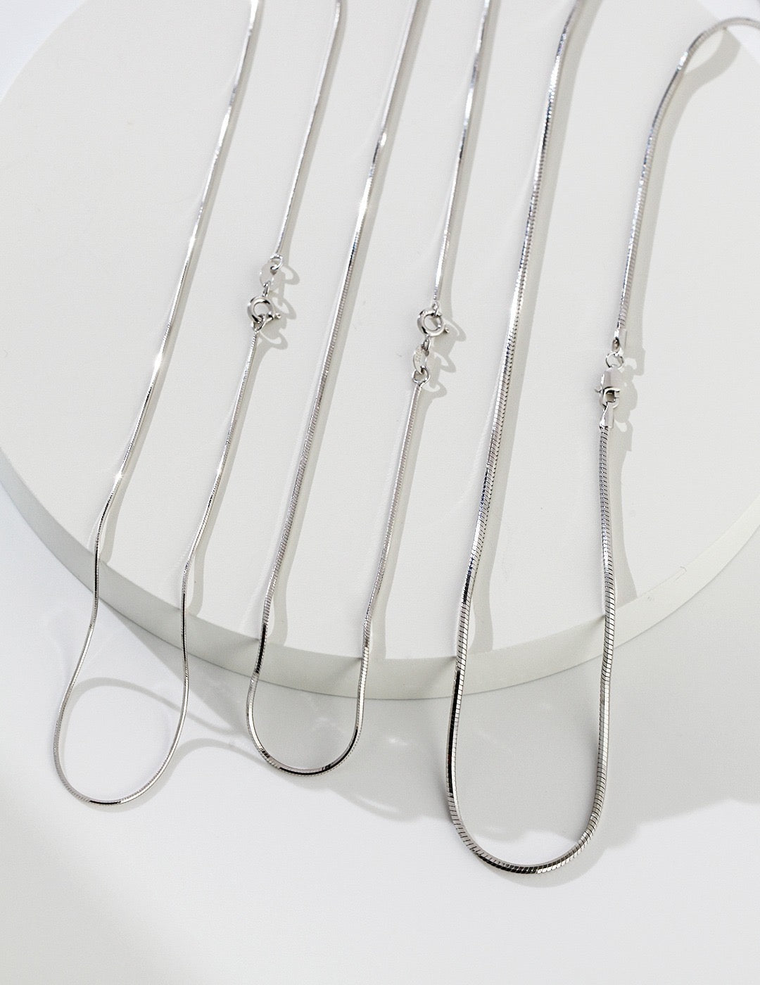 S925 Sterling Silver Snake Chain Necklace