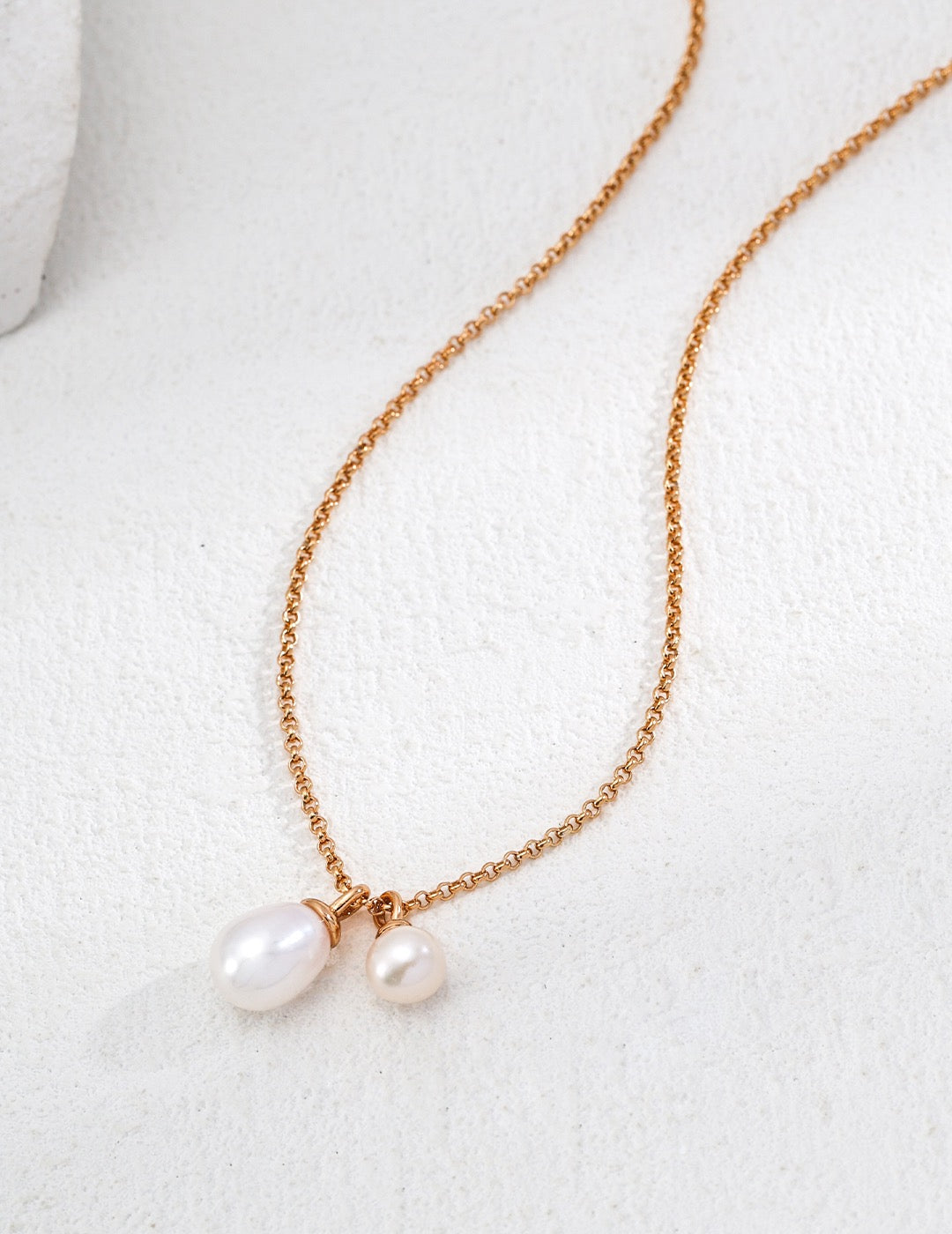 S925 Silver Natural Pearl Necklace