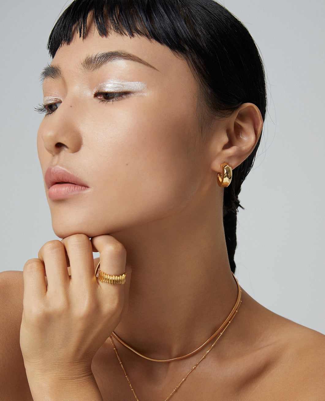 S925 Silver Minimalist Adjustable Ring