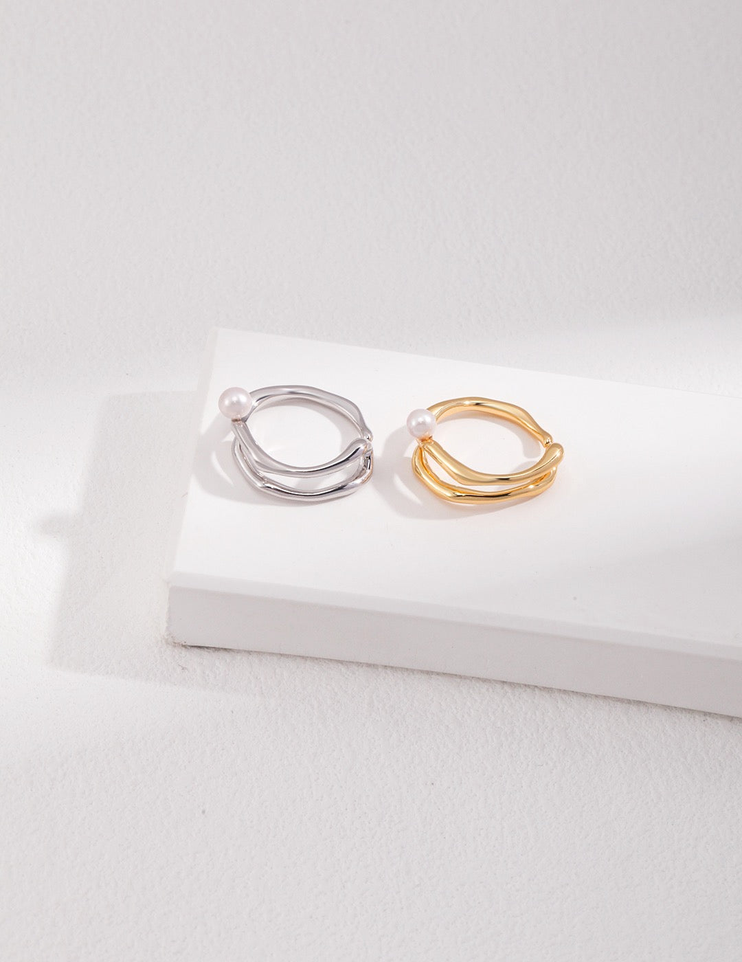 Sterling Silver Pearl Ring