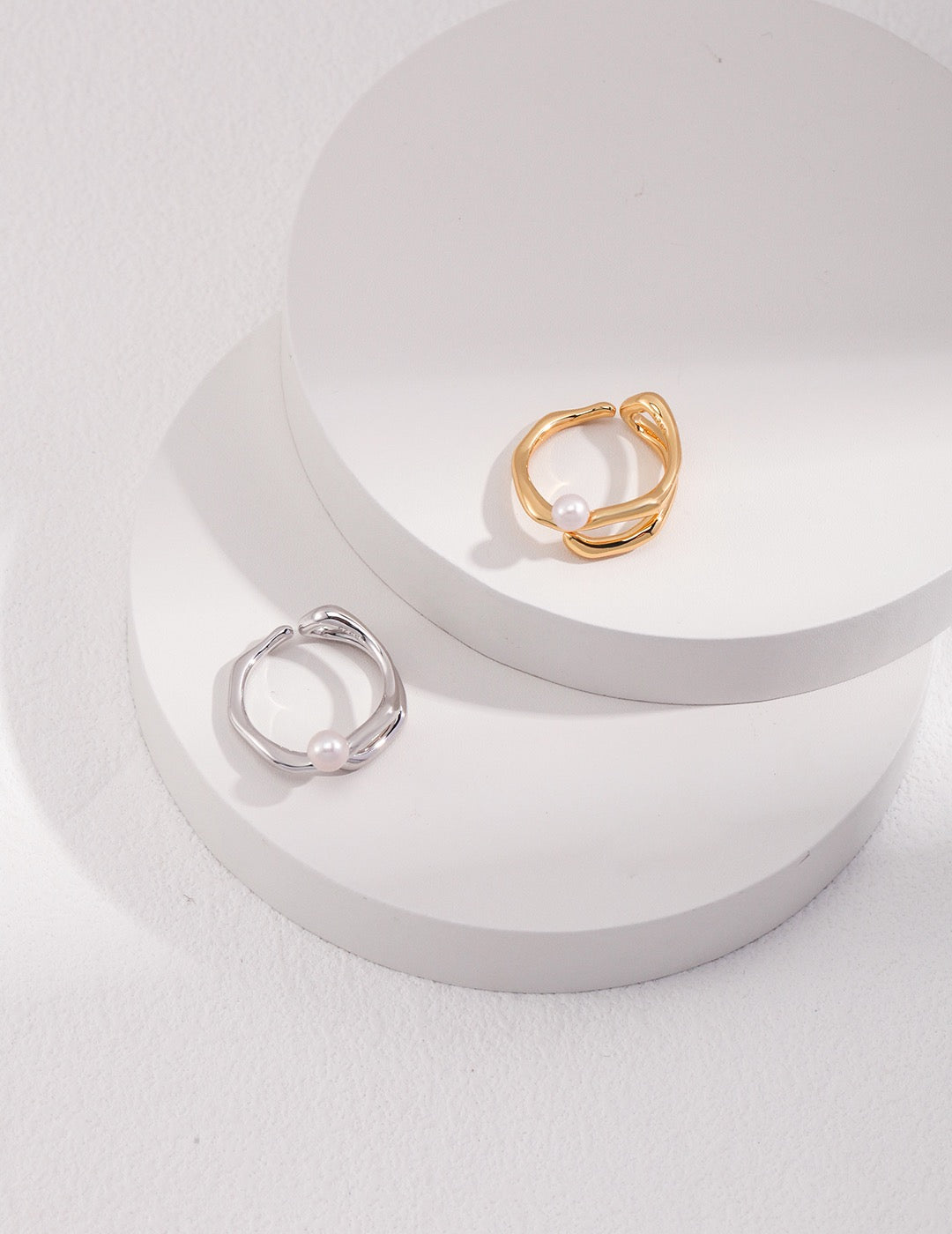 Sterling Silver Pearl Ring