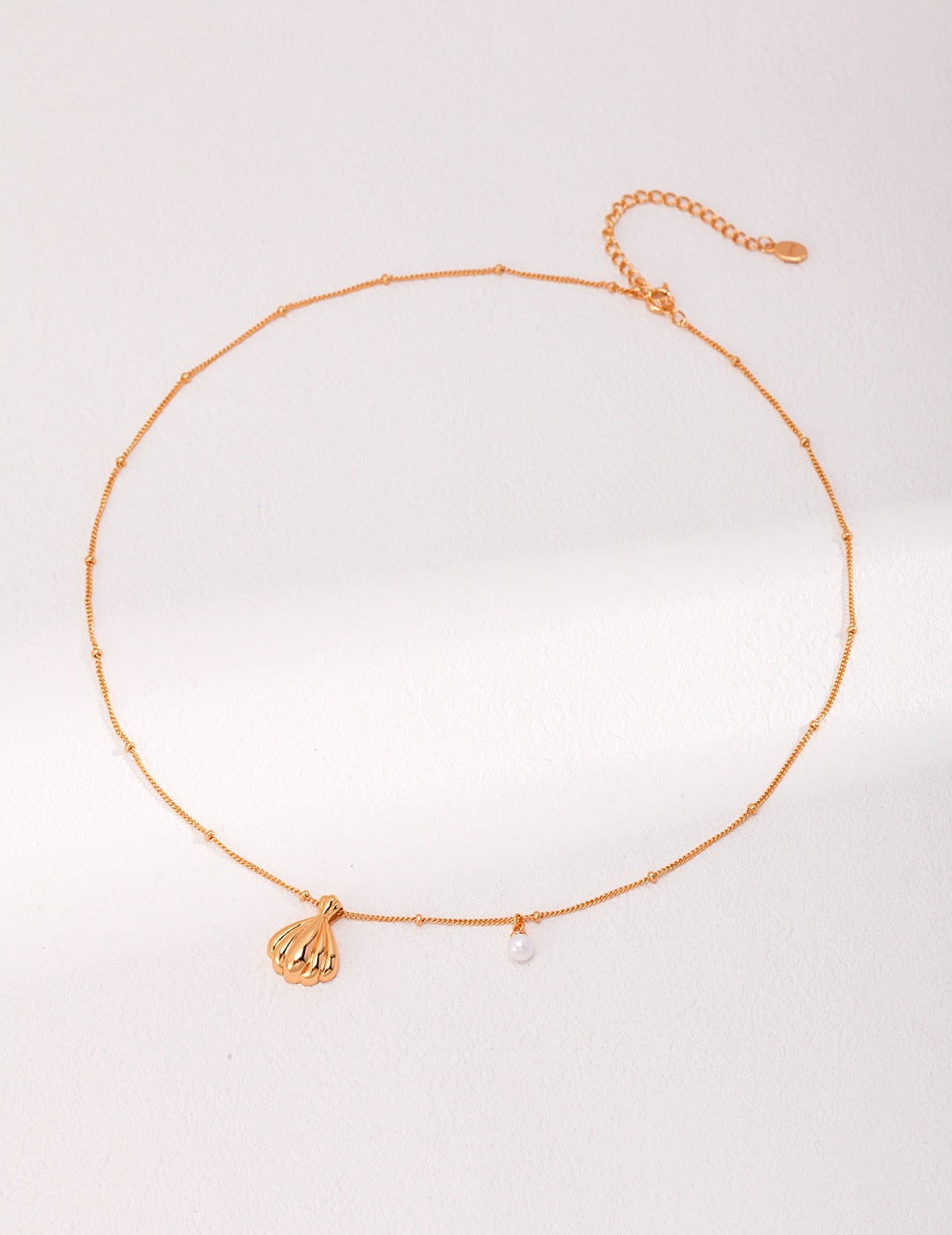 Sterling Silver Natural Pearl Pendant Necklace