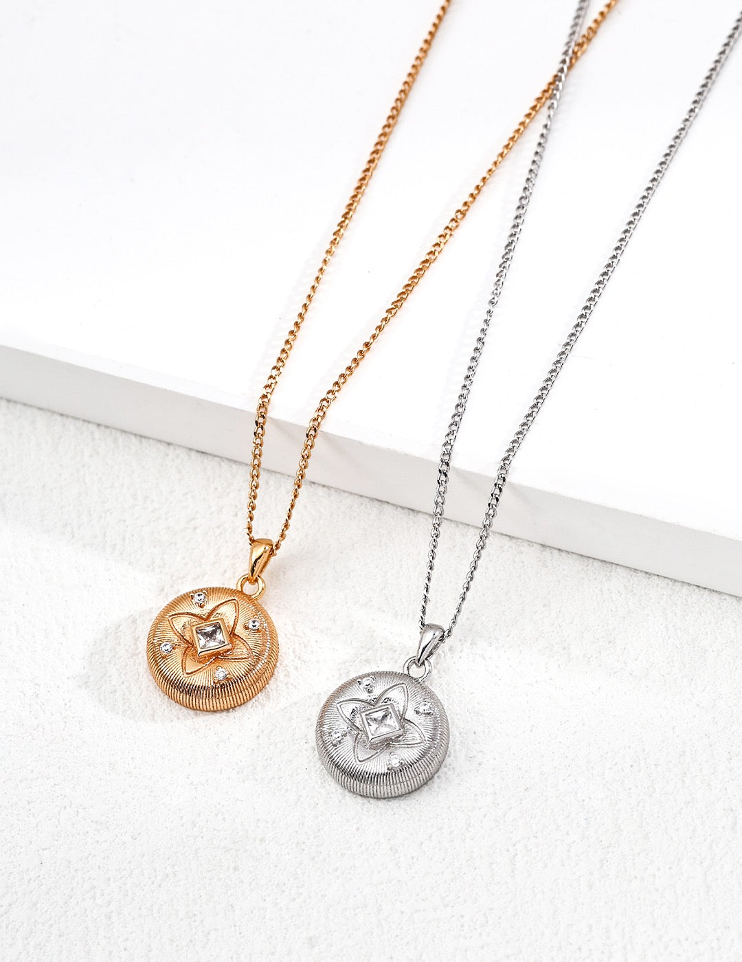 Sterling Silver Four-Leaf Clover Necklace