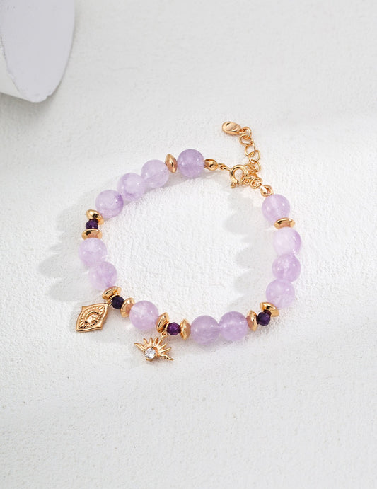 Amethyst &Zircon Bracelet