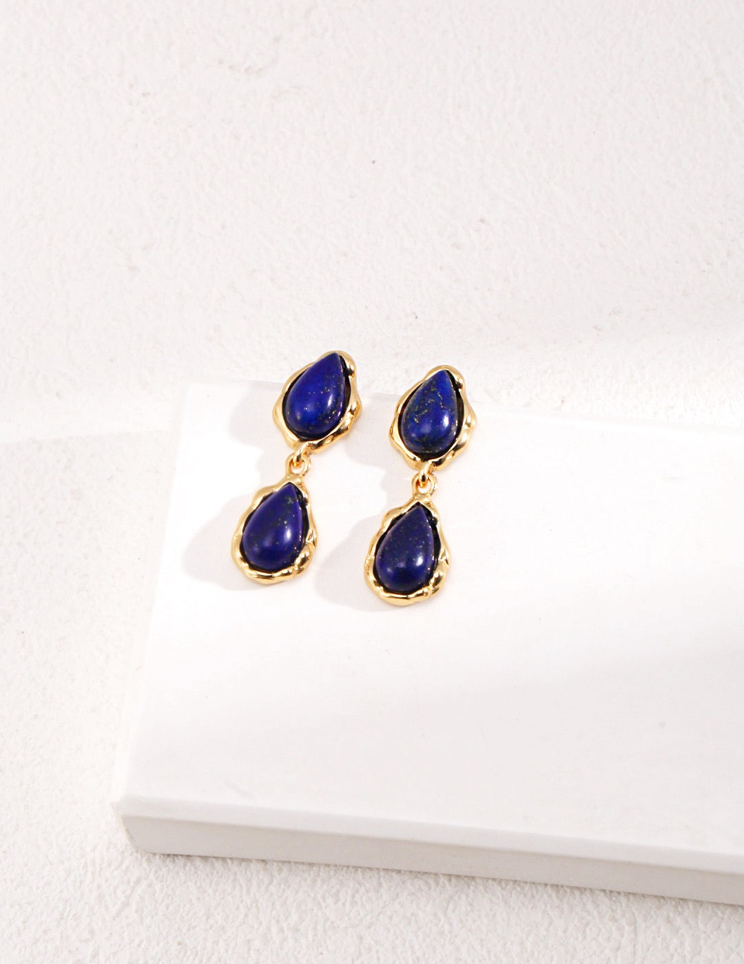 Lapis Lazuli Teardrop Earrings