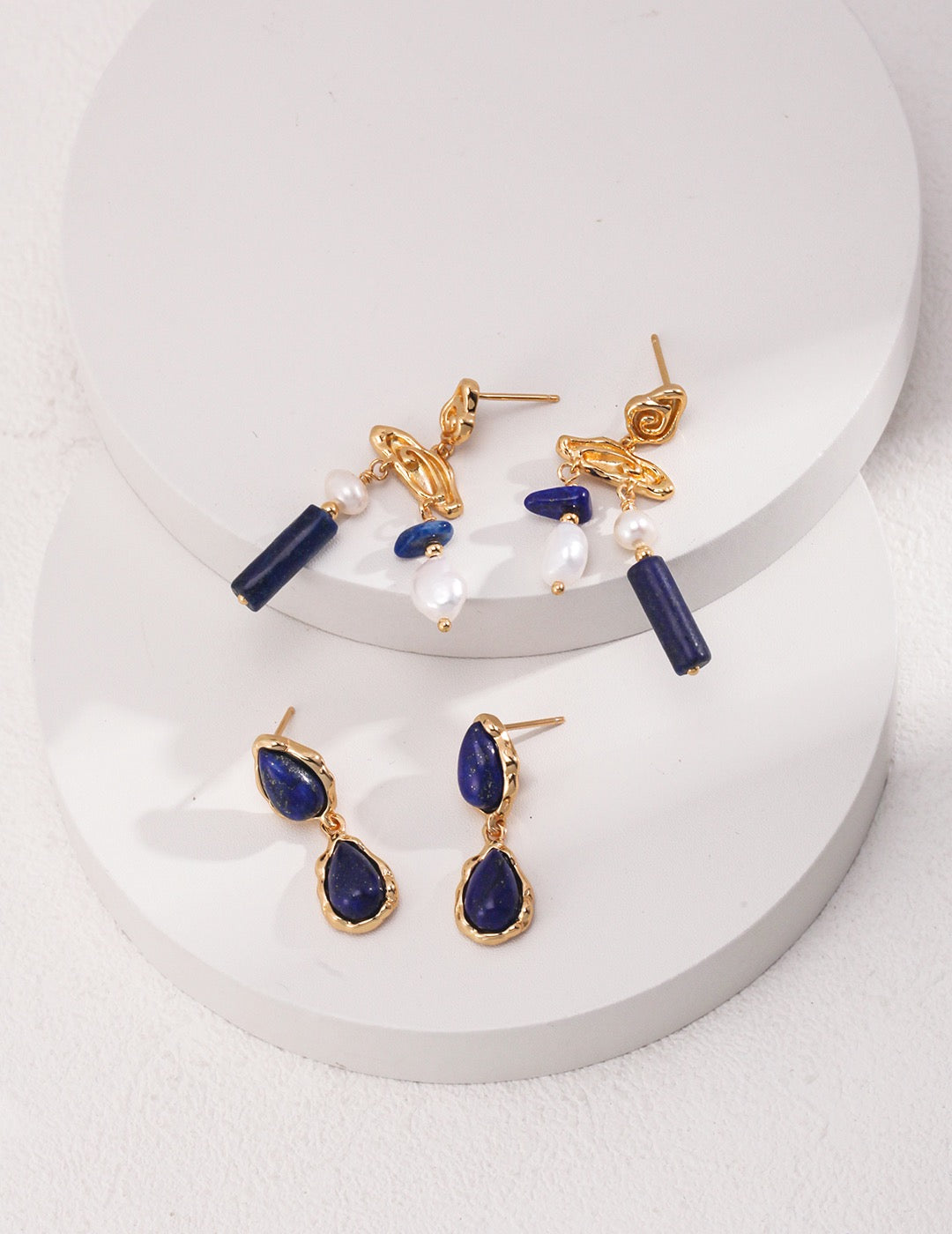 Lapis Lazuli Teardrop Earrings