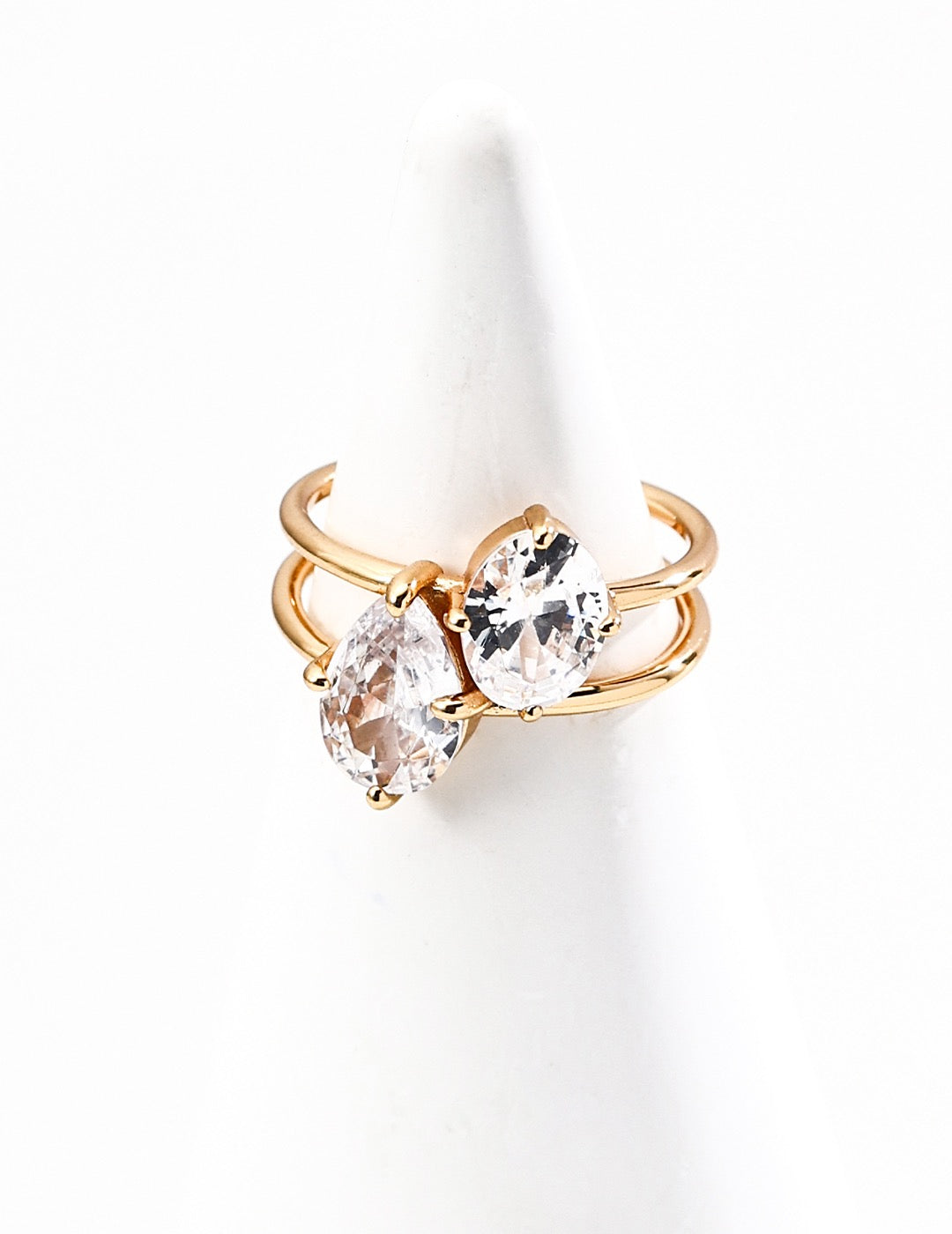 S925 Silver Minimalist Adjustable Zircon Ring