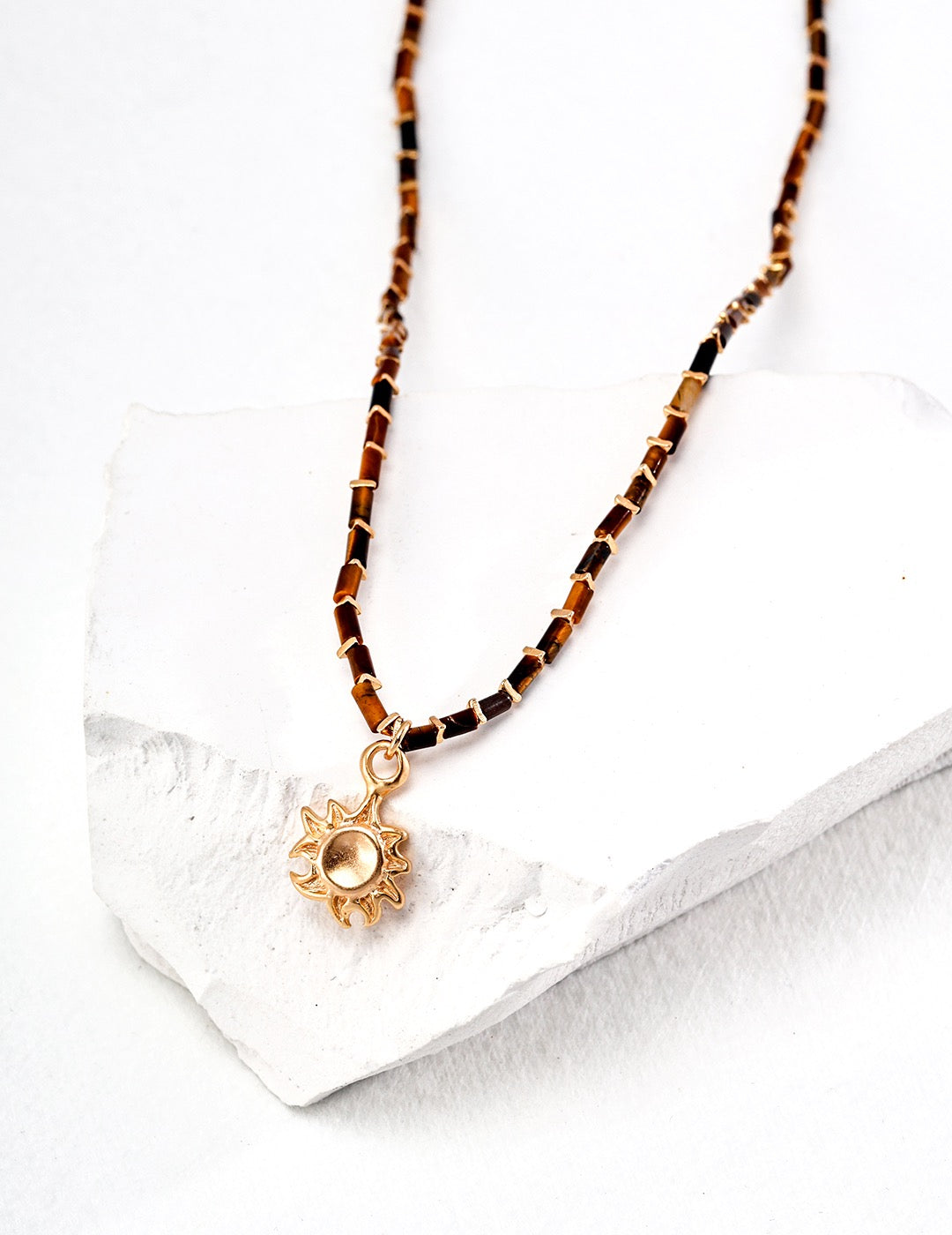 Sterling Silver Tiger's Eye Necklace