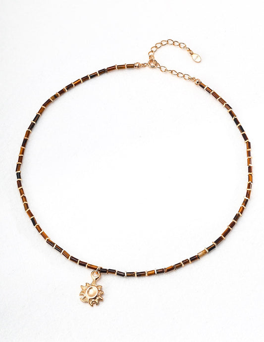 Sterling Silver Tiger's Eye Necklace