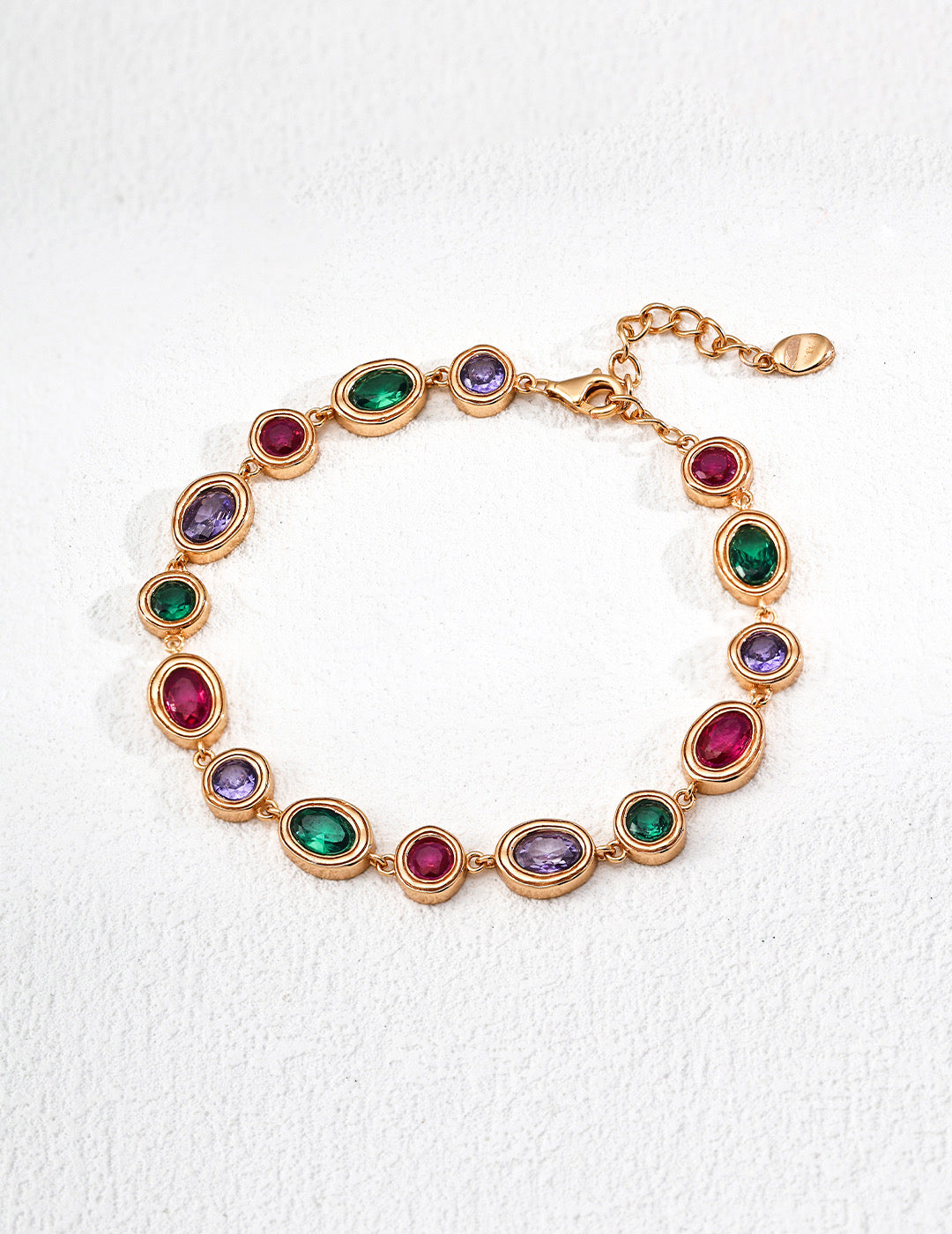 S925 Silver Colorful Zircon Bracelet
