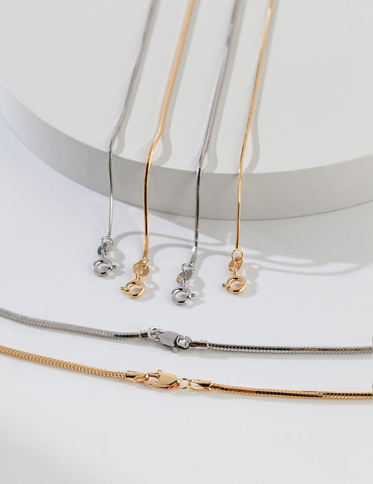 S925 Sterling Silver Snake Chain Necklace